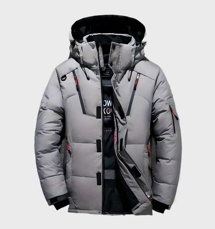 Heren Winterjas Warm Waterdicht Gewatteerd Parka