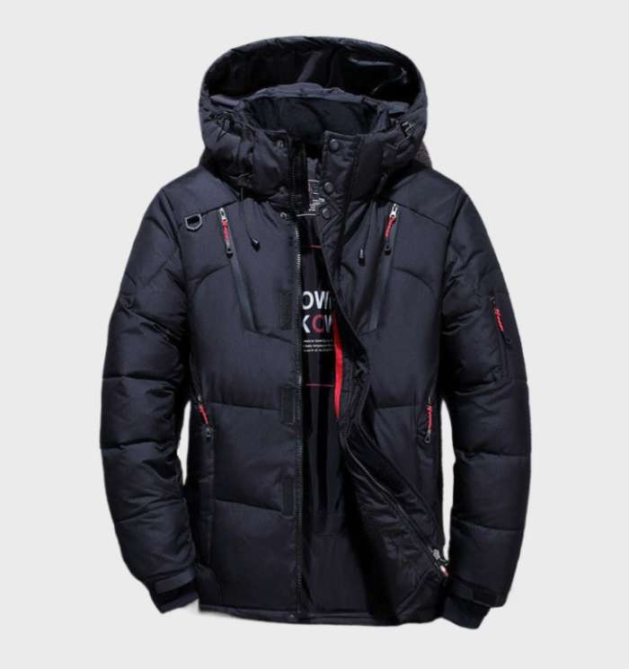 Heren Winterjas Warm Waterdicht Gewatteerd Parka
