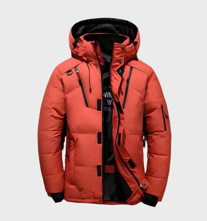 Heren Winterjas Warm Waterdicht Gewatteerd Parka