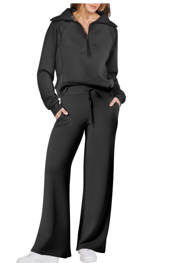 Zachte Lounge Set 2-Delig Comfortabele Kleding