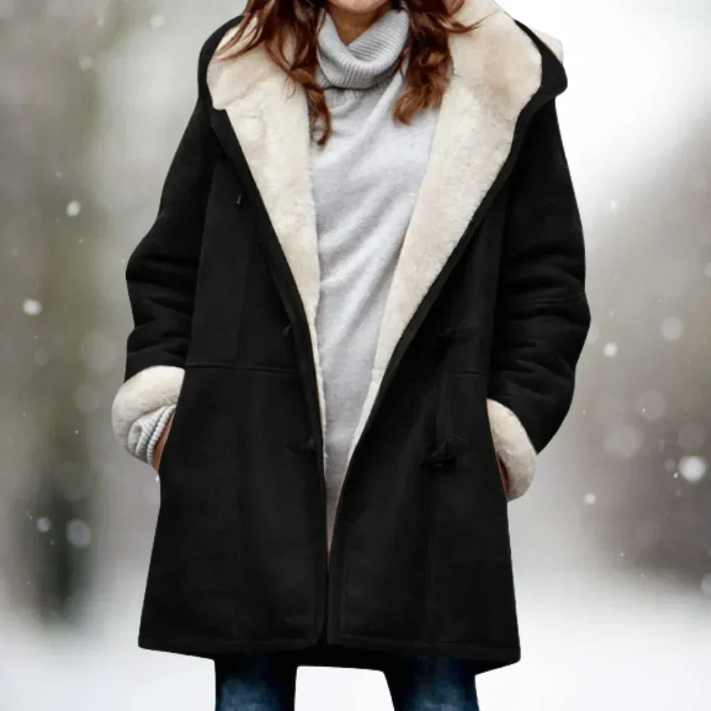 Dames Donzen Jas Warme Winterjas Fleurke