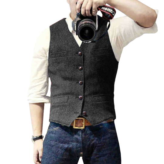 Herenvest Slim Fit Blazer Stijlvol Design