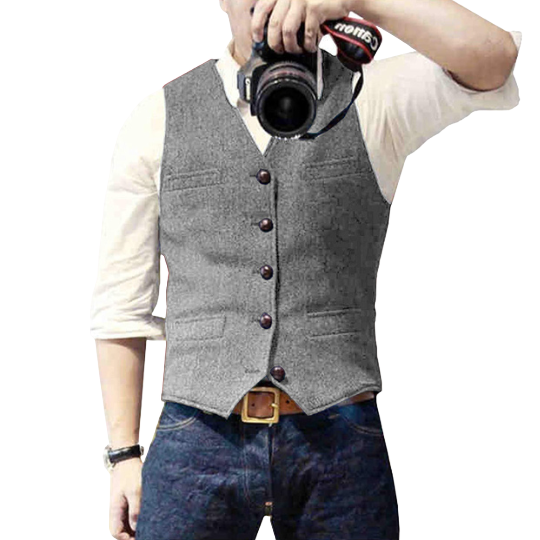 Herenvest Slim Fit Blazer Stijlvol Design