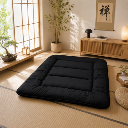 Opvouwbaar Futonmatras 10cm Dik Japanse Slaapmat Volwassenen Kinderen Tatami Yogamat Reisbed Gastenkamer
