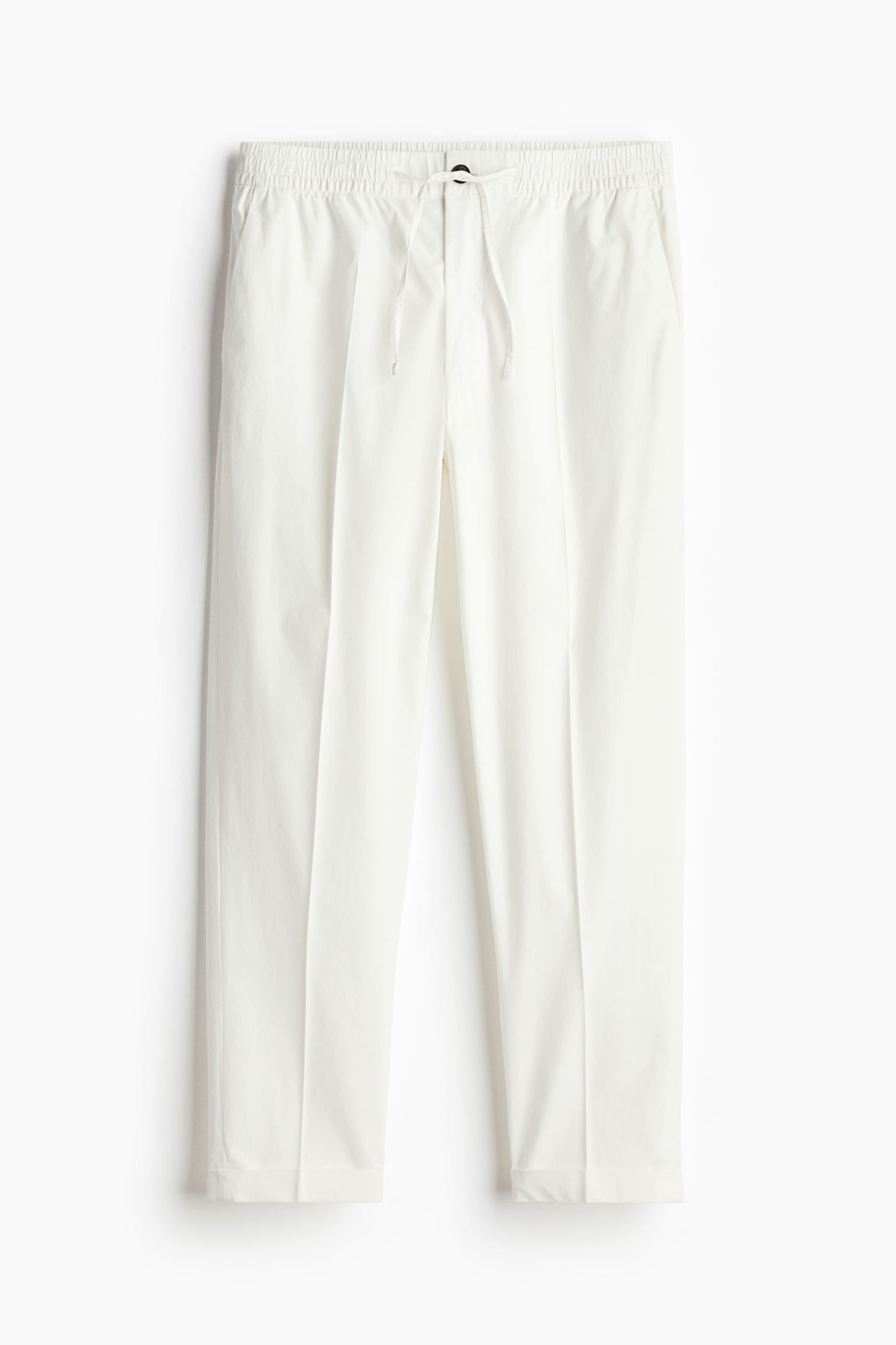 Wit Chino Broek voor Heren Met Koord Sluiting - StudioMarella