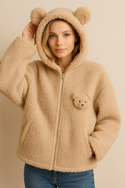 Dames Teddyjas Warme Berenjas Trendy Zacht - StudioMarella