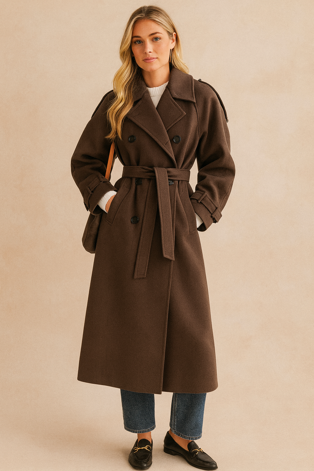Dames Winterjas Lange Warme Overjas Trendy Boleo