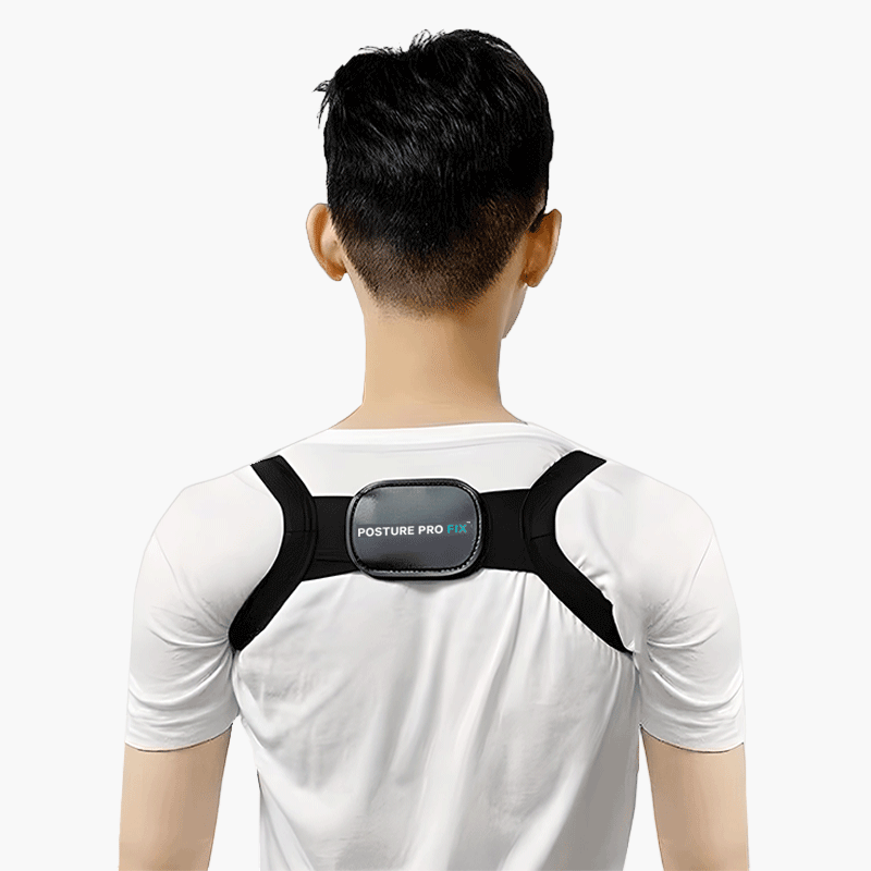 Houdingscorrector Rugsteun Verstelbaar Zwart Wit Ergonomisch Rugbrace Schoudersteun Pijnverlichting Dagelijks Gebruik Sport