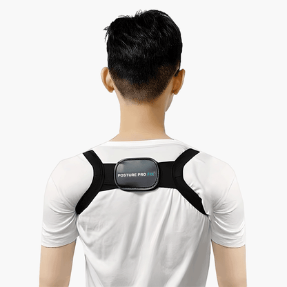 Houdingscorrector Rugsteun Verstelbaar Zwart Wit Ergonomisch Rugbrace Schoudersteun Pijnverlichting Dagelijks Gebruik Sport