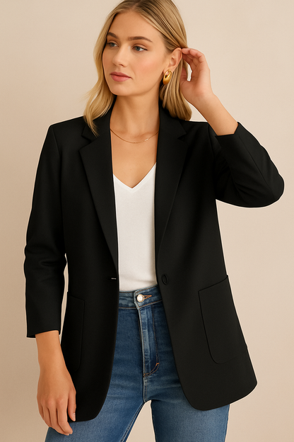 Dames Blazer Grootzak Stijlvolle Jas