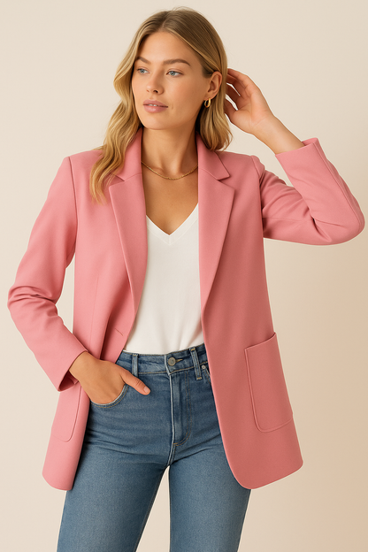 Dames Blazer Grootzak Stijlvolle Jas