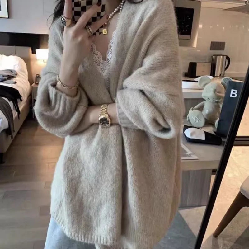 Warme Vrouwen Cardigan Dik Zacht en Comfortabel