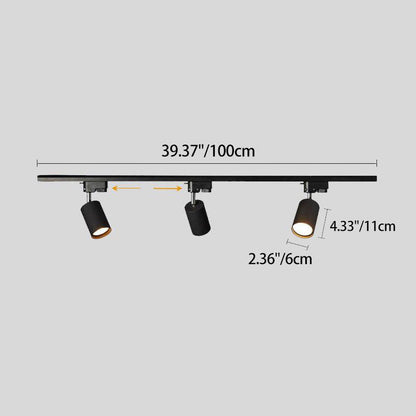 Moderne led railverlichting met verstelbare spots (3–5 lichtpunten) – plafondrail