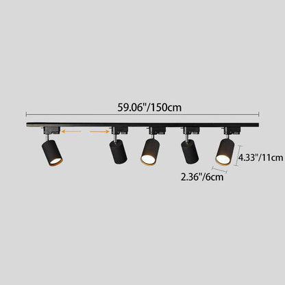 Moderne led railverlichting met verstelbare spots (3–5 lichtpunten) – plafondrail