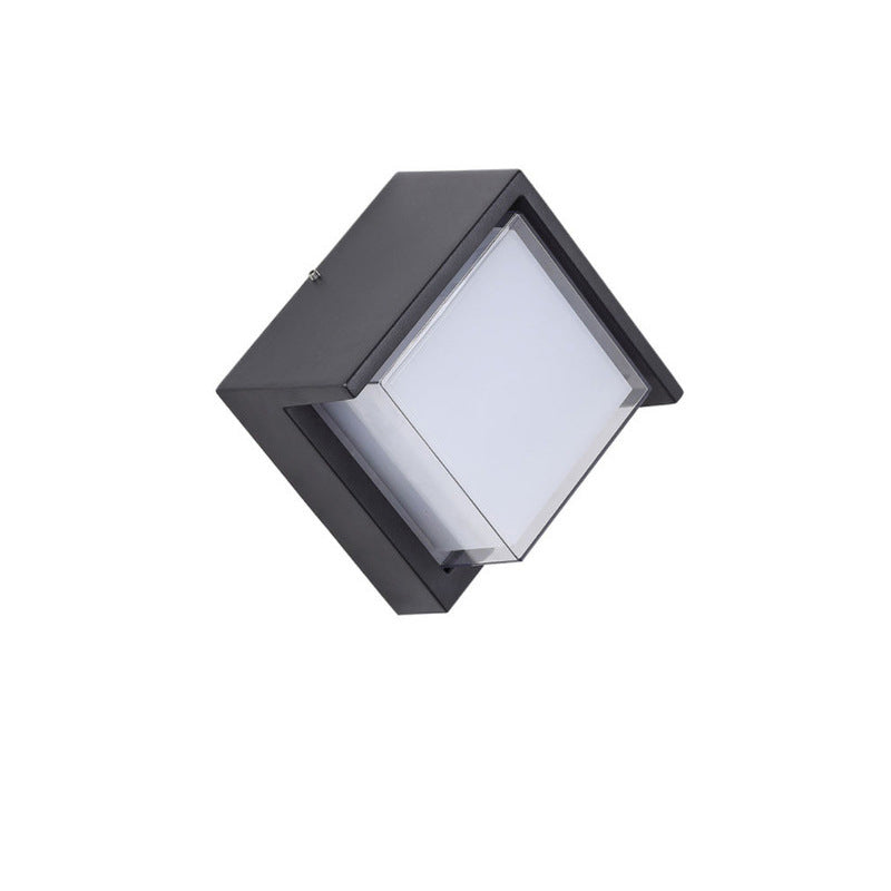 Wandlamp Voor Buiten LED Rond of Vierkant Zwart of Wit 3W-8W IP54 Gevel Terras Moderne Buitenverlichting