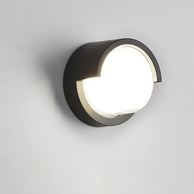 Wandlamp Voor Buiten LED Rond of Vierkant Zwart of Wit 3W-8W IP54 Gevel Terras Moderne Buitenverlichting