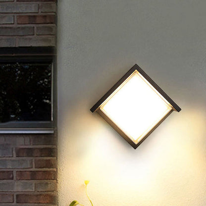 Wandlamp Voor Buiten LED Rond of Vierkant Zwart of Wit 3W-8W IP54 Gevel Terras Moderne Buitenverlichting