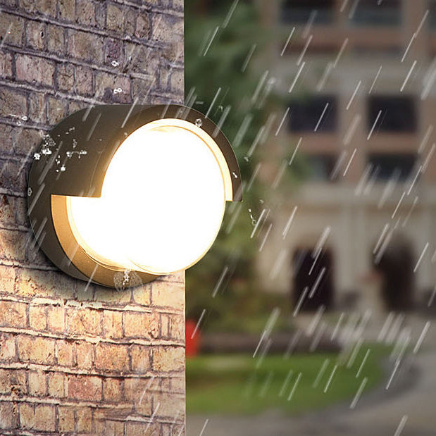 Wandlamp Voor Buiten LED Rond of Vierkant Zwart of Wit 3W-8W IP54 Gevel Terras Moderne Buitenverlichting