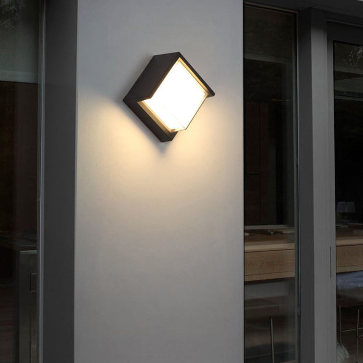 Wandlamp Voor Buiten LED Rond of Vierkant Zwart of Wit 3W-8W IP54 Gevel Terras Moderne Buitenverlichting