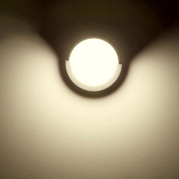 Wandlamp Voor Buiten LED Rond of Vierkant Zwart of Wit 3W-8W IP54 Gevel Terras Moderne Buitenverlichting