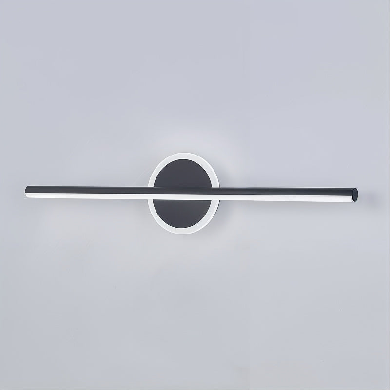 LED Wandlamp Zwart-Goud Modern Design 40cm met Siliconen Detail voor Woonkamer Slaapkamer Badkamer