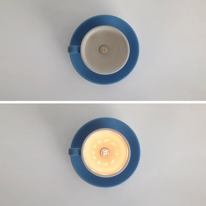 Plafondlamp Keramiek Koffiekop Vorm LED Blauw Roze Geel Slaapkamer Woonkamer Speels Design