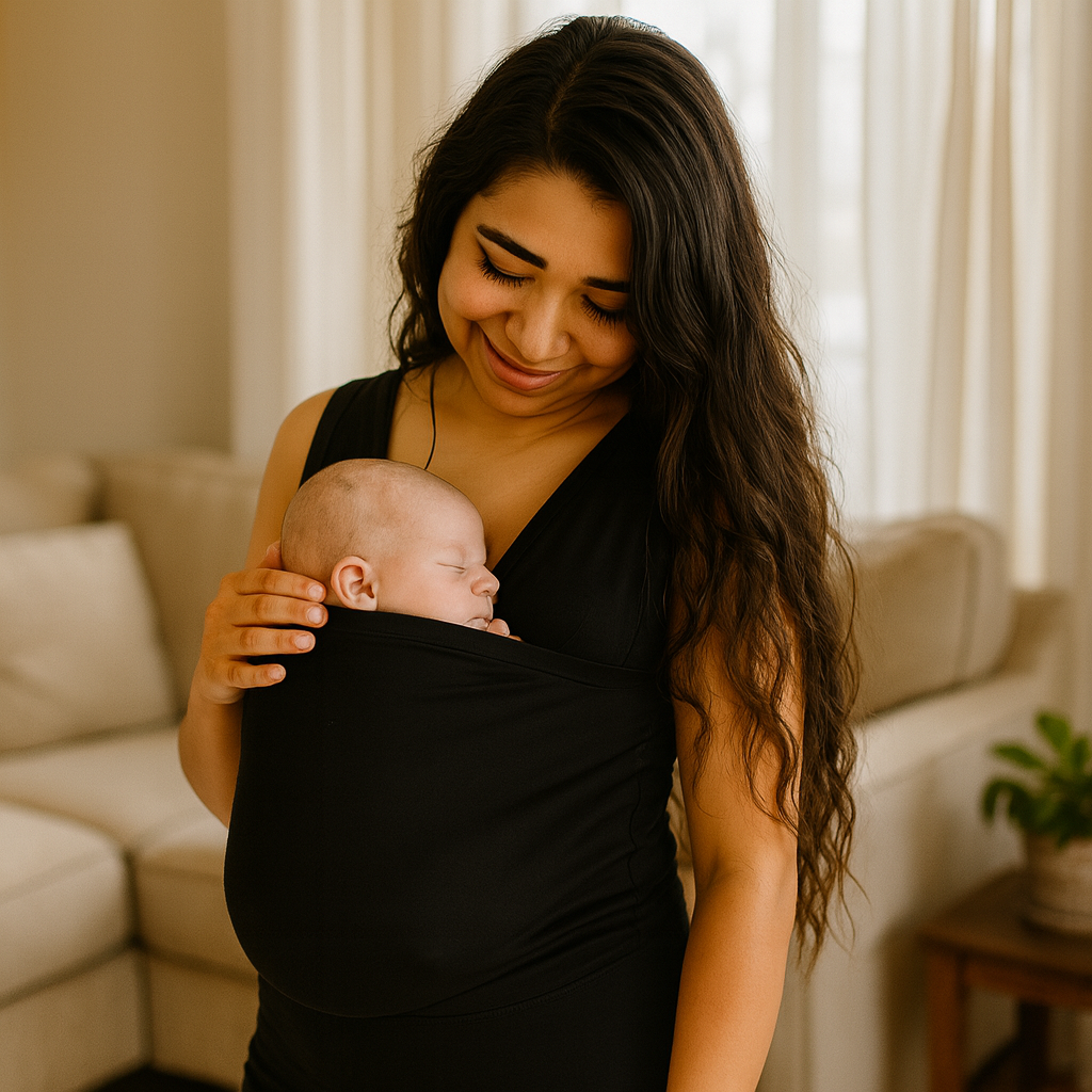 Draagshirt Baby Elastisch Kangoeroe Ouders Pasgeboren Huidcontact Nieuw