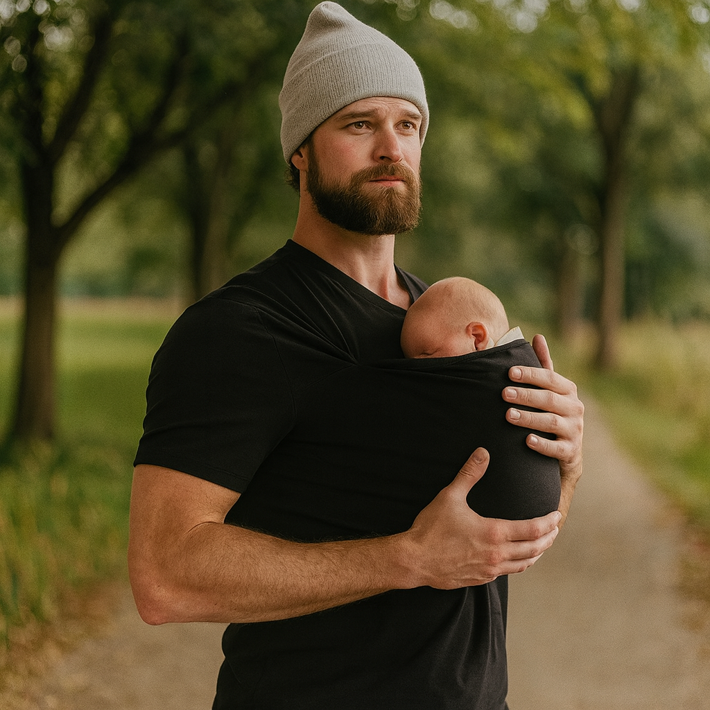 Draagshirt Baby Elastisch Kangoeroe Ouders Pasgeboren Huidcontact Nieuw