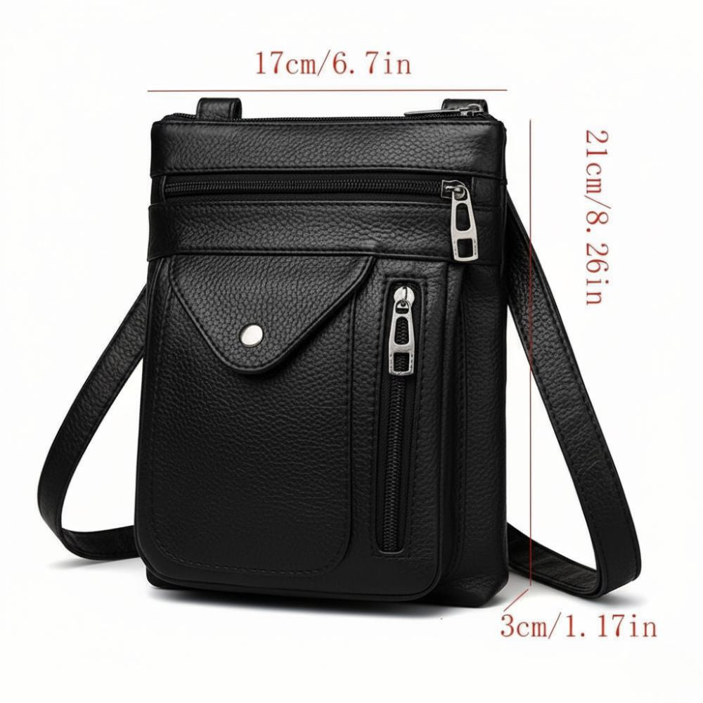 Vintage Schoudertas Retro Crossbody Kunstleer Dames Compacte Handtas Verstelbare Riem Casual Stijl Dagelijks