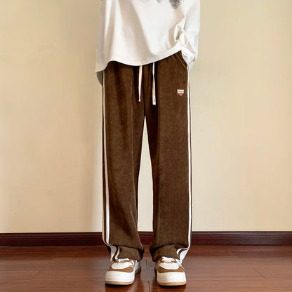 Heren Sweatpants met Strepen Rechte Pijpen Comfortabel