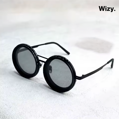 Zonnebril met Donkere Glazen UV400 Bescherming Zwart Retro Goud Zilver Fashion