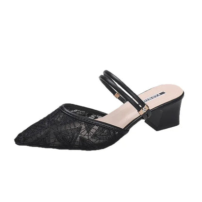 Damen Sandalen met Hoge Hakken, Zomer, Feeën Stijl, Nieuw 2024
