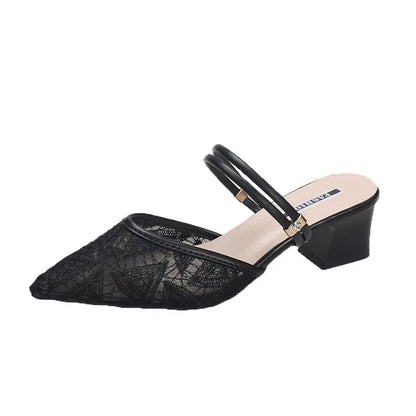 Damen Sandalen met Hoge Hakken, Zomer, Feeën Stijl, Nieuw 2024