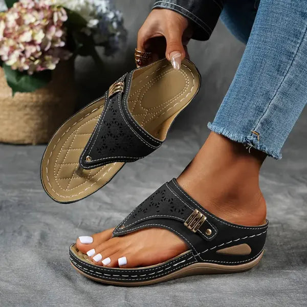 Orthopedische Sandalen met Sleehak voor Vrouwen - StudioMarella