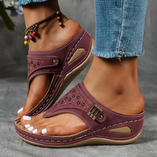Orthopedische Sandalen met Sleehak voor Vrouwen