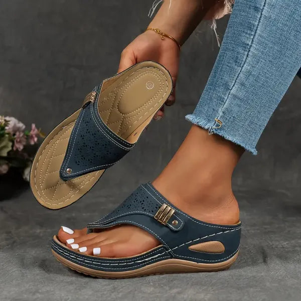 Orthopedische Sandalen met Sleehak voor Vrouwen