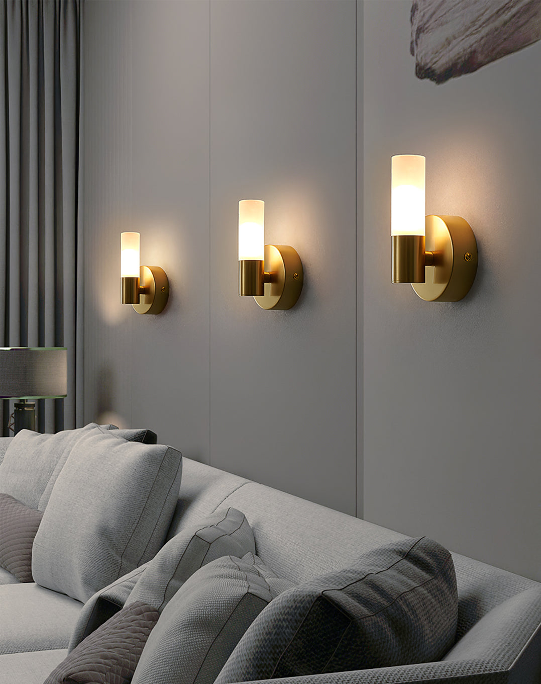 Wandlamp met G9-fitting en acryl kap – moderne binnenverlichting in design A, B of C