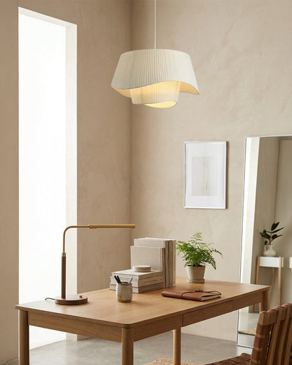 Moderne Tyvek Hanglamp Rond Design Warm Wit Dimbaar Woonkamer Eetkamer Slaapkamer Decoratieve Plafondverlichting