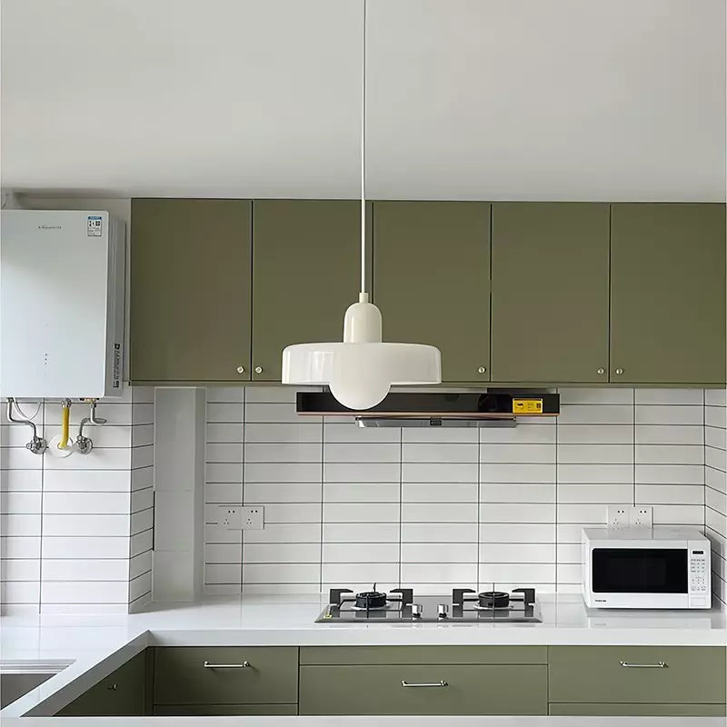 Verstelbare Glazen Hanglamp met Bauhaus-Design – Eetkamer en Woonkamer Verlichting