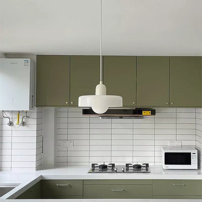 Verstelbare Glazen Hanglamp met Bauhaus-Design – Eetkamer en Woonkamer Verlichting