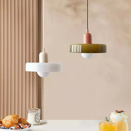Verstelbare Glazen Hanglamp met Bauhaus-Design – Eetkamer en Woonkamer Verlichting