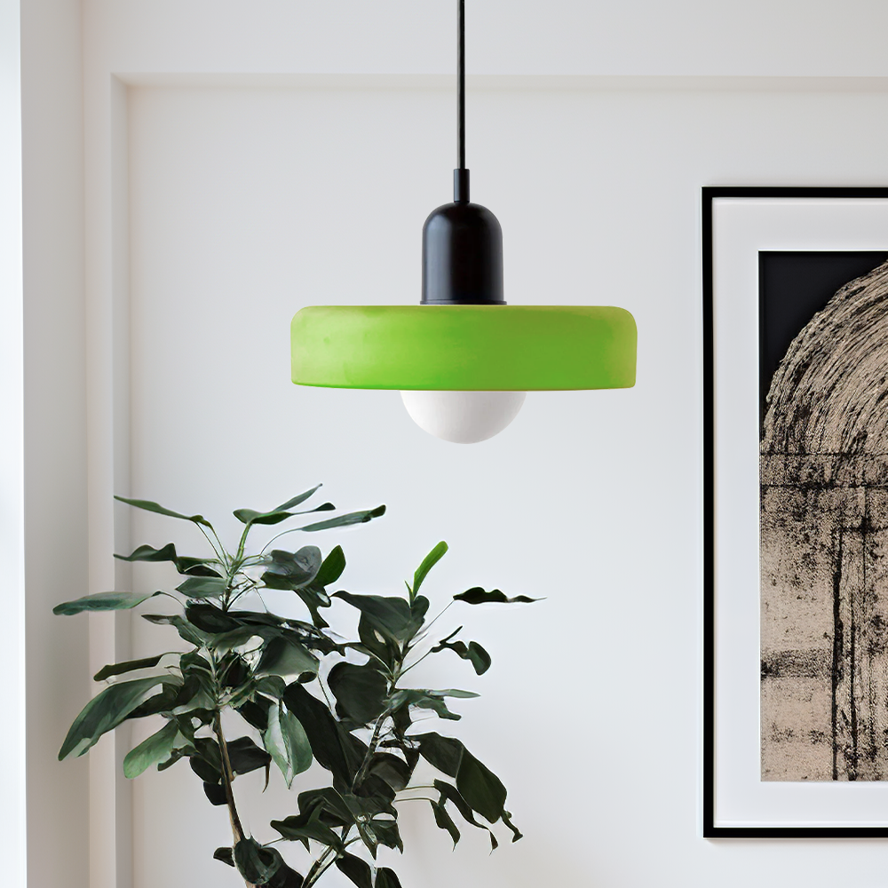 Luccon retro hanglamp glas G9 kleurrijk eettafel keuken verlichting design modern vintage