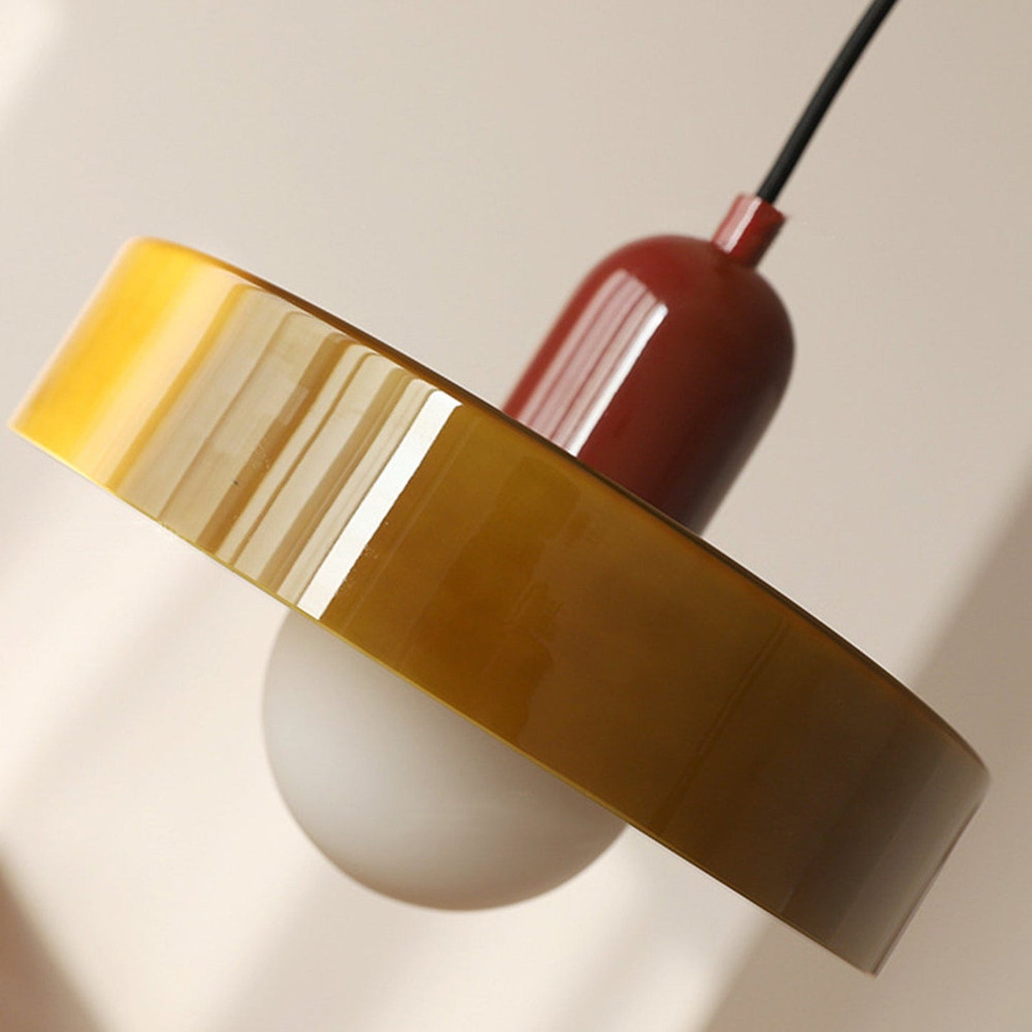 Luccon Triple Hanglamp Glas G9 Retro Kleuren Eettafel Woonkamer Design Verlichting Meerlamp