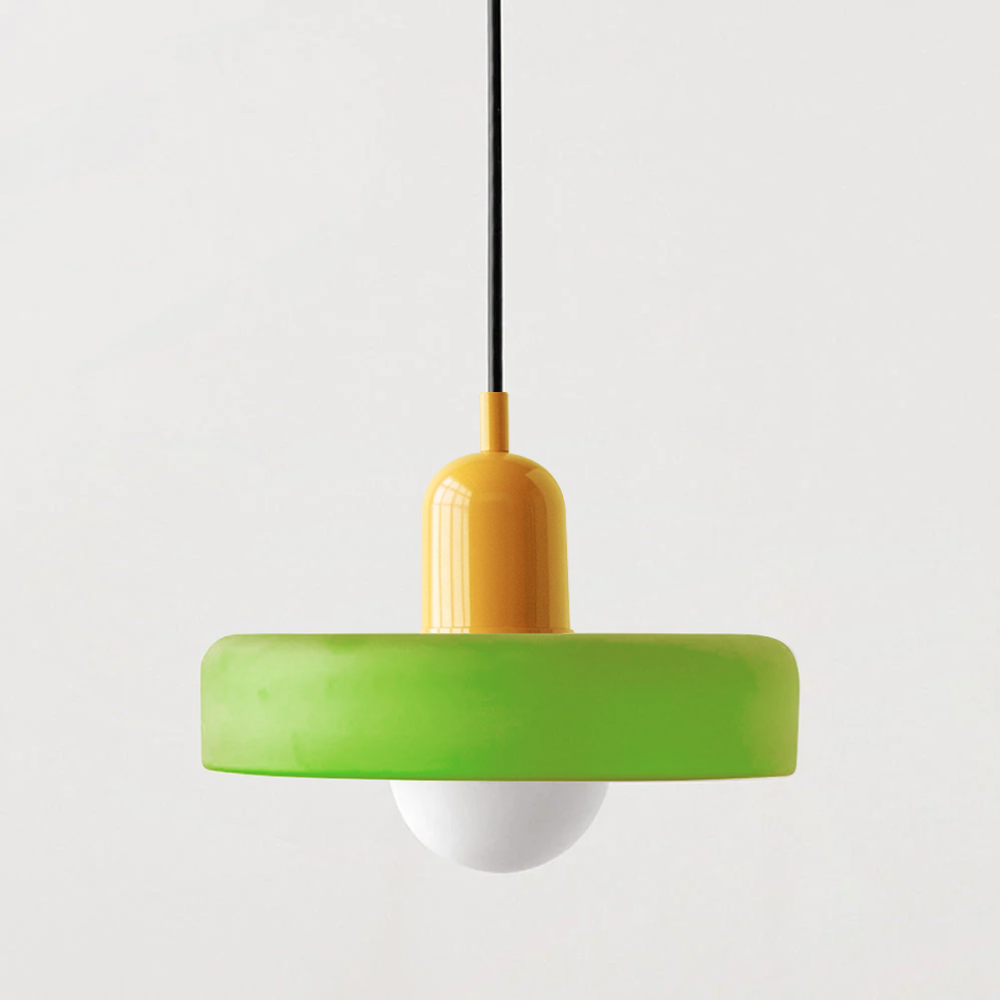 Luccon retro hanglamp glas G9 kleurrijk eettafel keuken verlichting design modern vintage