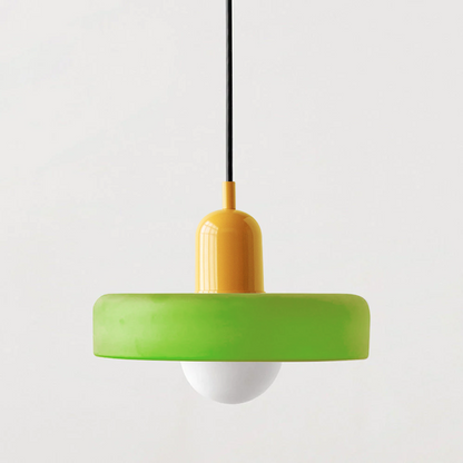 Luccon retro hanglamp glas G9 kleurrijk eettafel keuken verlichting design modern vintage