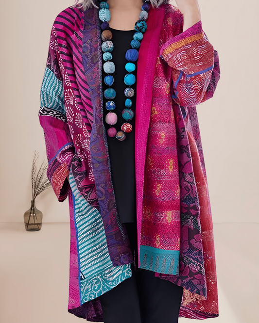 Katoenen Vest Etnische Stijl Vintage Look - StudioMarella