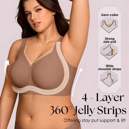 Draadloze Beha met 4-Laags Gelstrip | Naadloos Comfort