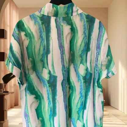Vrouwelijke Blouse Zomerse Flamingo Print