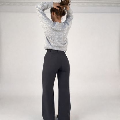 Beau | High-Waist Pantalon Met Rechte Pijpen13