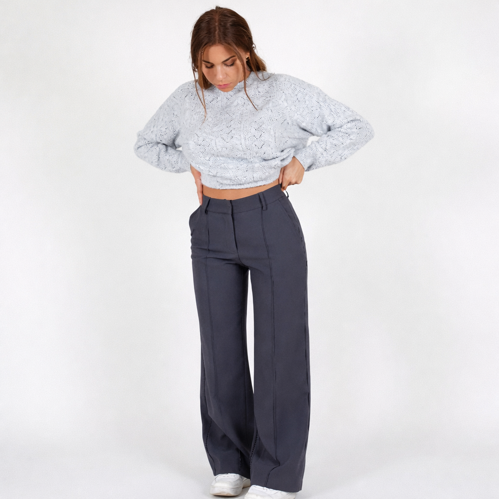 Beau | High-Waist Pantalon Met Rechte Pijpen7